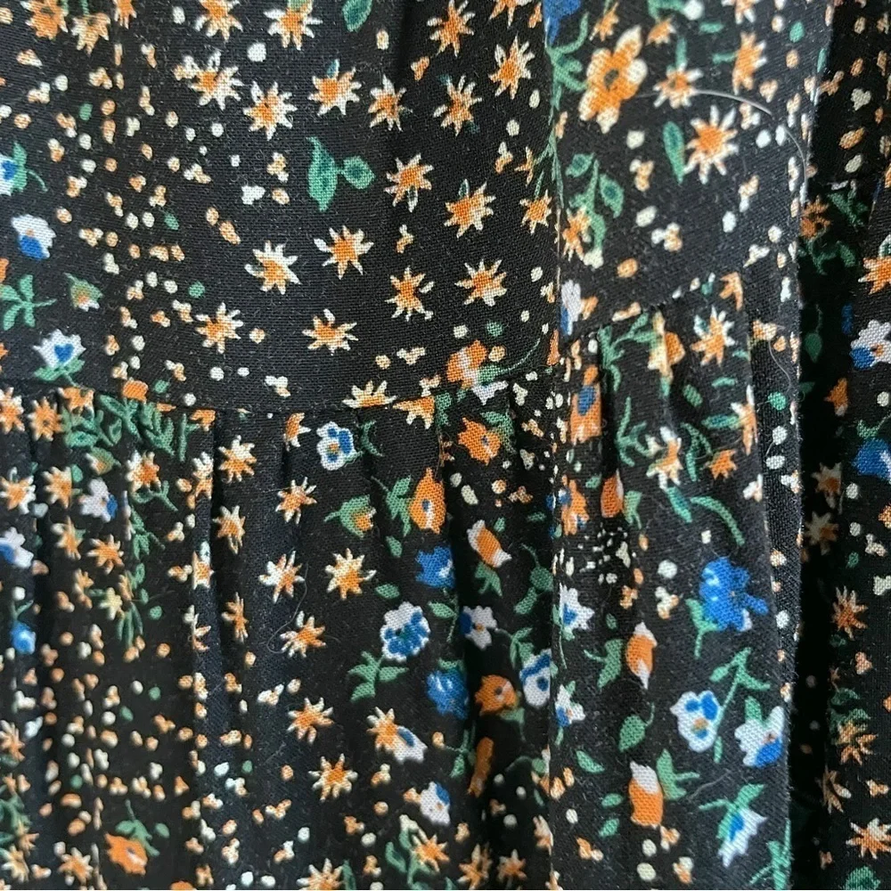 Wild Fable Baby Doll Dress size xs black floral excellent condition… - Picture 3 of 3
